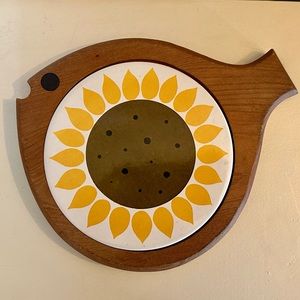 Vintage Cheese Tray Mid Century Danish Modern Party Server Nasco